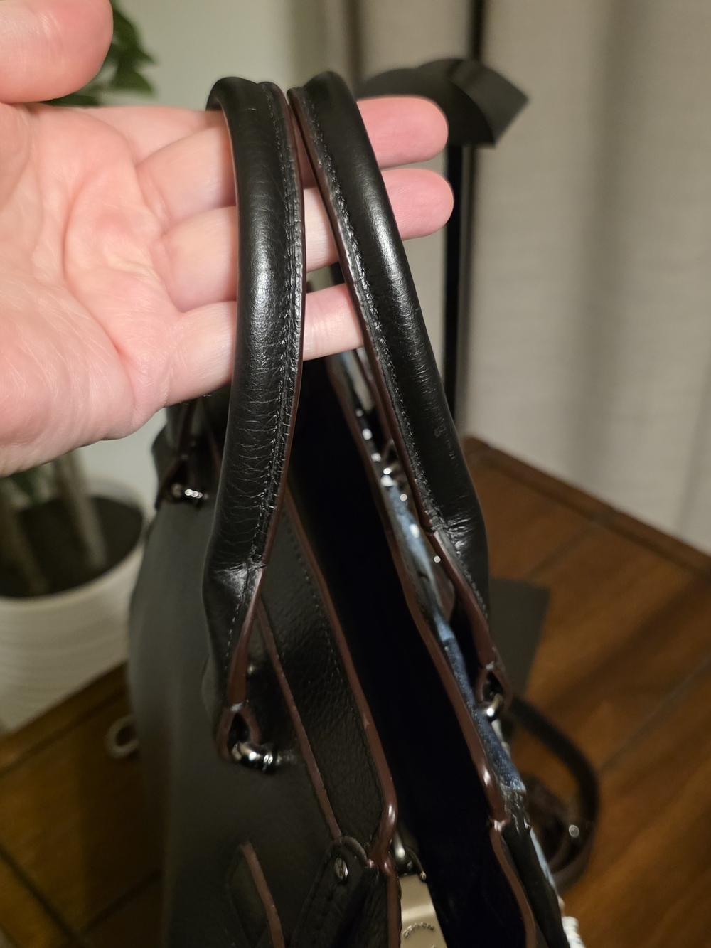 Coach Swagger 27 in Canyon Quilt Denim Satchel 38075 - Picture 4 of 11